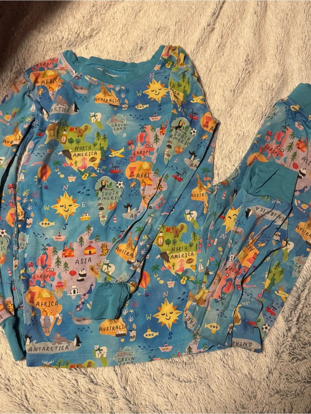 Little Sleepies Around the World Bamboo Pajamas 5/6